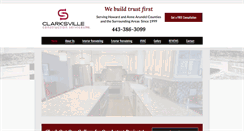 Desktop Screenshot of clarksvilleconstruction.net